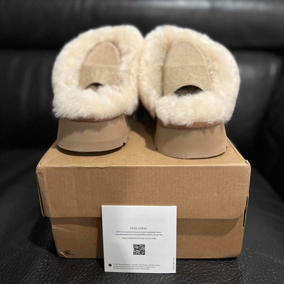 🥶🔥UGG Disquette Slipper Chestnut  - Picture 3 of 5